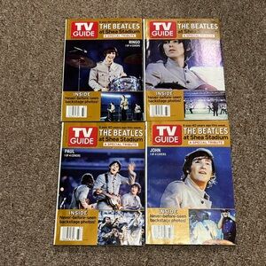 TV Guide Week of August 14-20, 2005 The Beatles at Shea Stadium All 4 Beatles